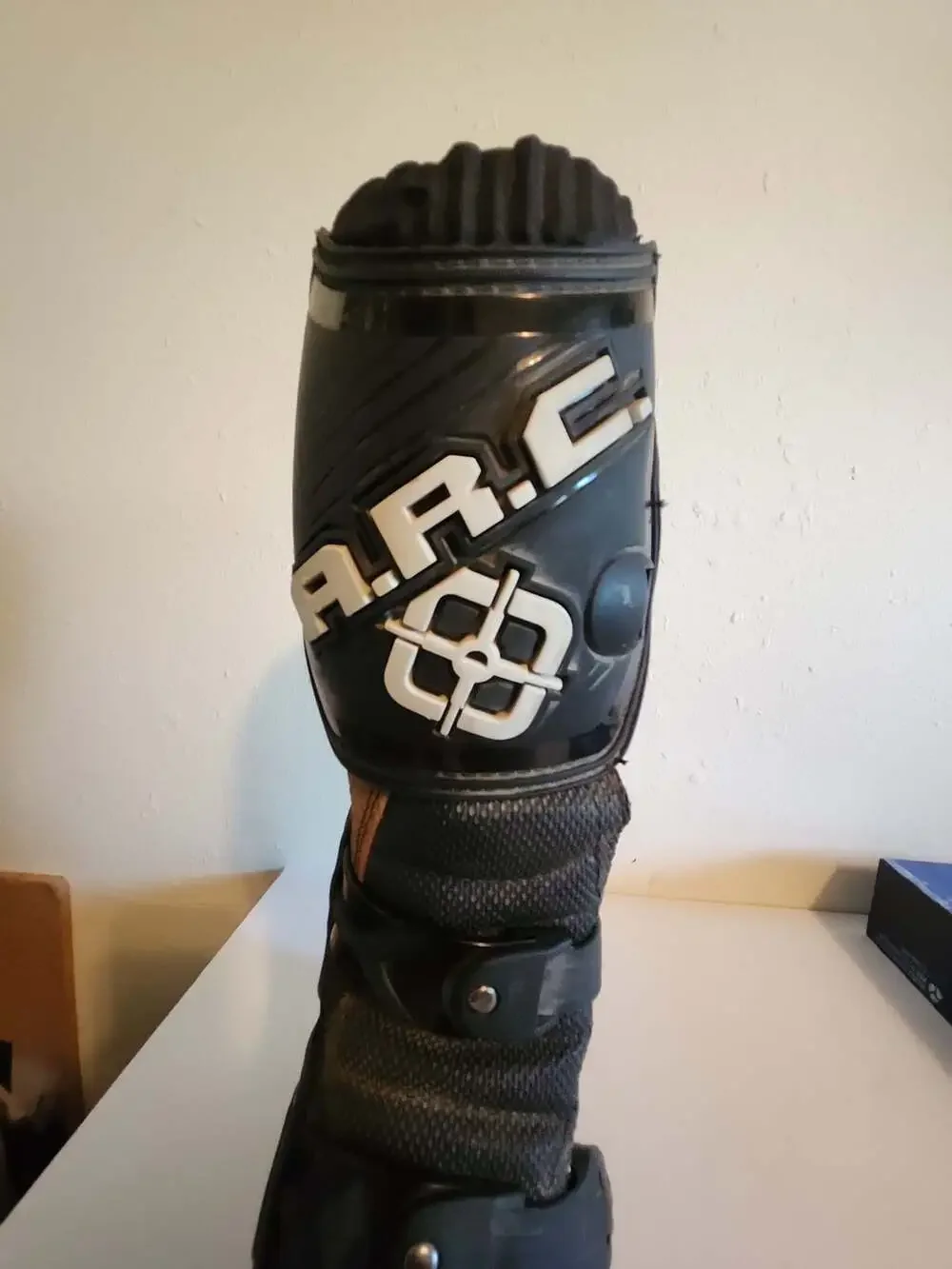 A.R.C. Motocross Boots Youth Size 5 Black Brown Off-Road Enduro